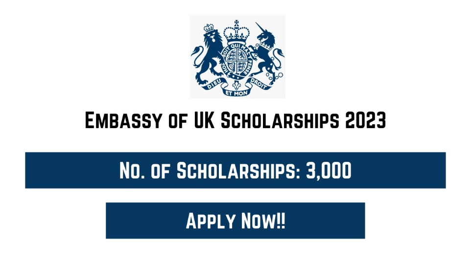 Embassy of UK Scholarships 2023 | British Council Scholarships
