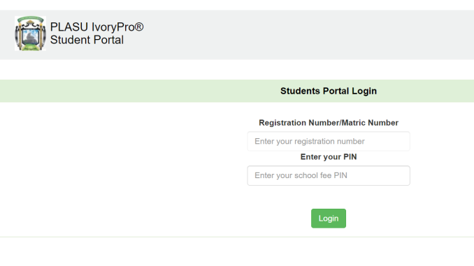 PLASU Student Portal Login | PLASU Student Portal – www.student.plasu.edu.ng