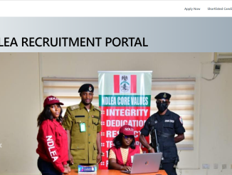 www.recruitment.ndlea.gov.ng Registration Portal 2023 | NDLEA Recruitment Portal