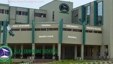 Alex Ekwueme Federal University School Fees, Admission Requirements,  Hostel Accommodation,  List of Courses Offered