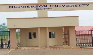 Mcpherson University Seriki-Sotayo School Fees, Admission Requirements,  Hostel Accommodation,  List of Courses Offered