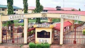 Legacy University Okija Anambra State School Fees, Admission Requirements,  Hostel Accommodation,  List of Courses Offered.