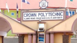 Crown Polytechnic Ekiti State School Fees, Admission Requirements,  Hostel Accommodation,  List of Courses Offered.